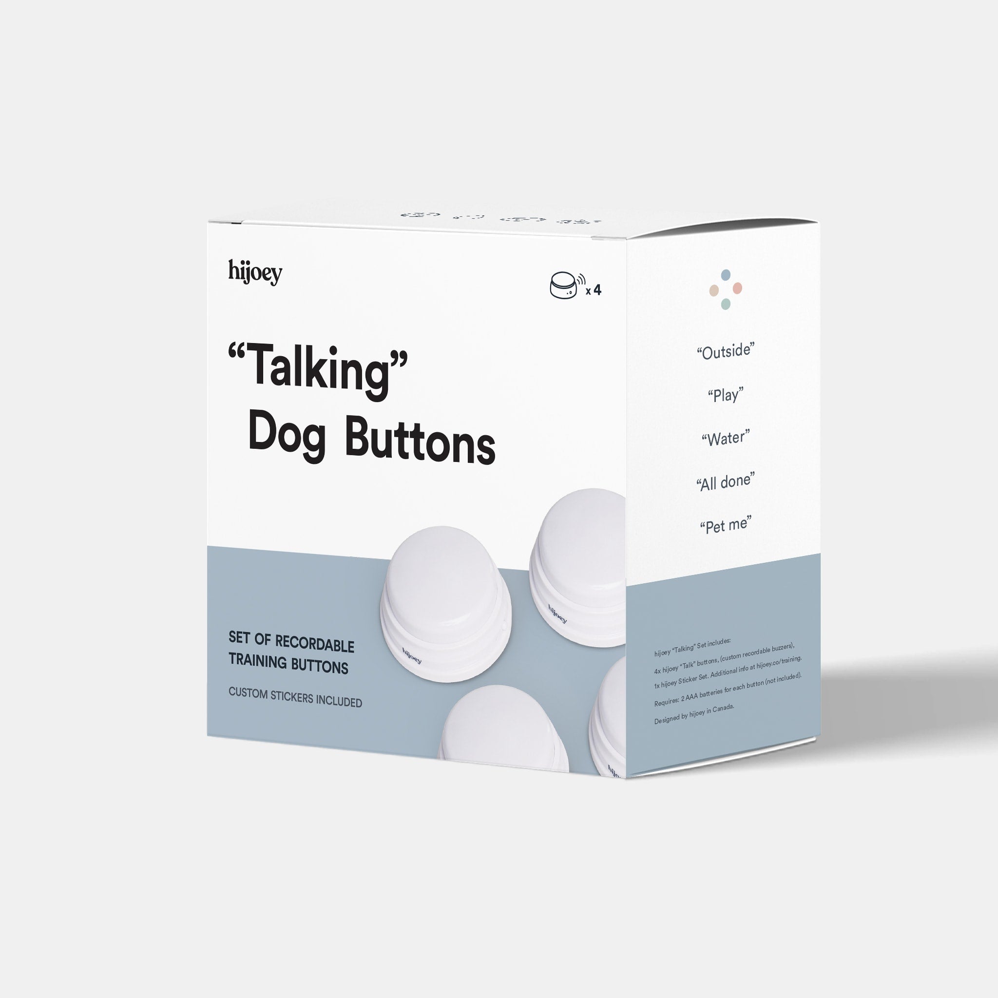 hijoey "Talking" Buttons Set